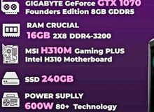 pc gaming بأفضل سعر بحالة ممتازه جدا