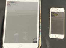 جهازين ايفون 5s و ايباد ميني سكراب   ‏Two iPhone 5s and an iPad mini scrap