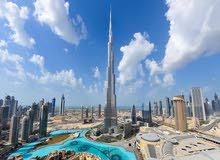 عرض مذهل شقة مفروشة بالكامل تطل على برج خليفة