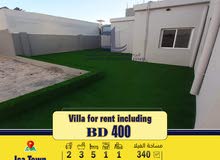 Villa in Isa Town for rent including electricity  at an excellent price  فيلا للإيجار في مدينه عيسي