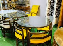 ميز طعام 6 كراسي و4 مراسي ميز طعام 6 كراسي و4 مراسي
