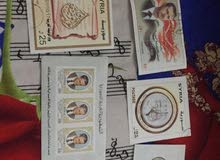 بطاقات سوريه بريديه منوعه 52 قطعه بطاقات سوريه بريديه منوعه 52 قطعه