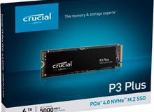 CRUCIAL P3 PLUS 500GB NVME GEN 4 جديد