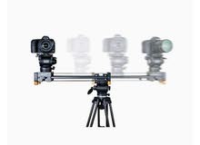 Camera double slider with adjustable feet Camera double slider with adjustable feet