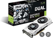 السلام عليكم موجود gtx1070 للبيع 8 في رام