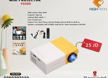 بروجكتر سينمائي منزلي صغير وخفيف لمشاهدة الأفلام MINI YG300 HOME PROJECTOR