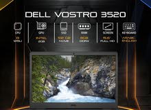 لابتوب ديل اي ثري جيل الثاني عشر  جديد بالكرتونة مكفول سنة  Dell Vostro 3520 Core i3-1215U - 8GB DDR
