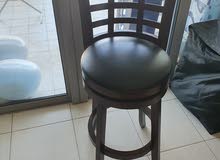 one piece stools , dark brown leather sit , with brown wooden one piece stools , dark brown leather sit , with brown wooden