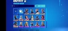 حساب فورت نايت 34 سكن شبتر 1 حساب فورت نايت 34 سكن شبتر 1