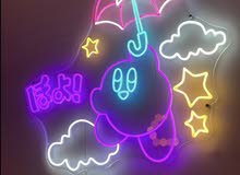 Custom made 100cm Kirby Neon Sign
