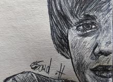 رسم وجوه Drawing portrait رسم وجوه Drawing portrait