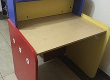 Used Kids Study Table, book shelf and cupboard