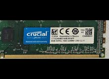 RAM (CRUCIAL -8gb DDR3L / G.SKILL - 4gbx2)