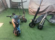 2 scooters and 2 bikes e