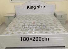 Brand New wood Bed with king size 180cm 200cm available