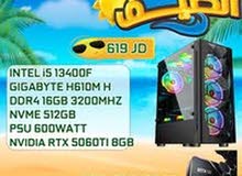 العروض المميزة و الأقوى لل PC'S من apex I5-13400F/RTX 5060 TI