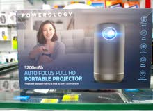 powerology Auto focus full HD portable projector