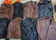 Leather jacket with various designs at a reduced price
