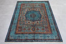 158 x 198 cm new fine mamluk area handmade carpet from Afghanistan