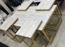 طربيزات رخام واستيل طربيزات رخام واستيل