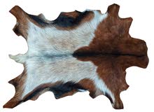 Unique Coat-hide100% Real Premium, Goat Skin Rug, Throw, Soft Hair-On Leather Rug Material