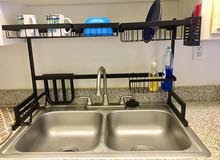 Dish Drying Rack Dish Drainer over sink, 2-Tier Large Capacity Dish Rack Dish Drying Rack Dish Drainer over sink, 2-Tier Large Capacity Dish Rack