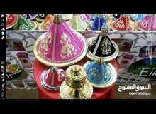 طواجين مغربية من النحاس لتقديم الحلويات والشوكولاتةمختلفة طواجين مغربية من النحاس لتقديم الحلويات والشوكولاتةمختلفة