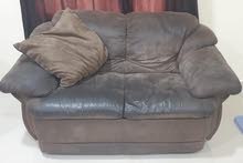 6 seater sofa + 1 seater revolving chair for sale