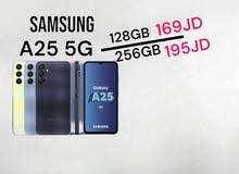samsung A25 5G 256 8 ram /128GB 6  اقل سعر ram  سامسونج جالكسي ايه  جديد كفالة الوكيل رسمي A 25 5G /