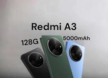 Redmi A3 128g 8 ram (4+4)  ريدمي الاصدار     bci  ايه الاحدث جديد كفالة الوكيل الرسمي