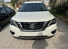 نيسان باثفايندر اس في 2019 فورويل ابيض لولو Nissan pathfinder 2019 SV 4WD pearl white