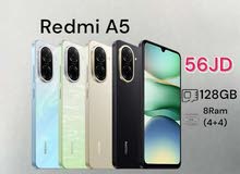 Redmi A5 128GB 8Ram 4+4 الاصدار الجديد من شاومي ريدمي a5