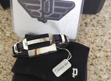 Police Bracelet, New Original Leather for Men اسوارة بوليس جلد اصلية جديدة للرجال
