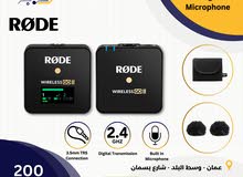 ميكرفون كاميرا نوع رود Rode Wireless Go - Compact Wireless Microphone System