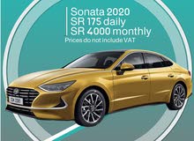 Hyundai Sonata 2020 for rent - Free Delivery for monthly rental