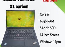 X1 Carbon Core i7 -16gb Ram 512gb ssd 14 inch Screen Windows 11pro