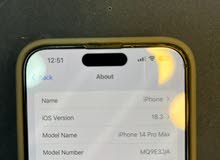 Apple iPhone 14 Pro Max 256 GB in Amman