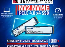 Kingston M.2 SSD 1Tb SNV2S - اس اس دي من كينجستون !