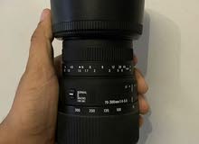 Sigma 70-300 mm f/4-5-6DG macro telephoto zoom lens for Canon 50bd