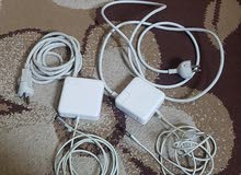 شاحن لاب توب ابل اصلى بحالة جيدة جدا 60w و 85w شاحن لاب توب ابل اصلى بحالة جيدة جدا 60w و 85w