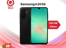 SAMSUNG A26 5G ( 256GB ) / 8 RAM NEW /// سامسونج اي 26 5جي ذاكره 256 الرام 8 الجديد كليا
