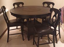 dining table and sofa set