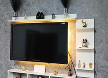رف شاشة التلفزيون خشب لامنيت مميز