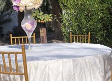 طاولات و كراسي للحفلات و المناسبات و الأعراس