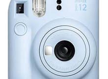 Fujifilm Instax Mini 12 Camera كاميرا تصوير فورية متوفرة باللون البنفسجي و الزهري و الازرق