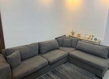 طقم كنبايات للبيع كورنر و وكنباي ثلاثيه