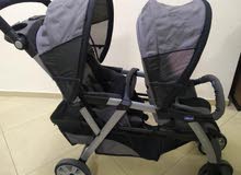 عرباية توأم شيكو chicco twin stroller عرباية توأم شيكو chicco twin stroller