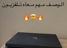 الوصف/ سوني فور برو مع تلفزيون وشغل عدل نضيف