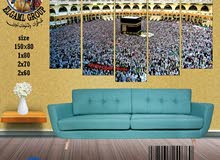 تابلوهات دينية (5) قطع 80 طول في 150 عرض تابلوهات دينية (5) قطع 80 طول في 150 عرض