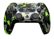 PS5 Dual Sense Controller Camouflage Neon Green Edition